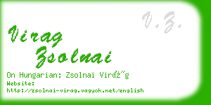 virag zsolnai business card